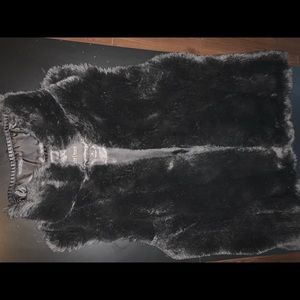 Faux fur vest